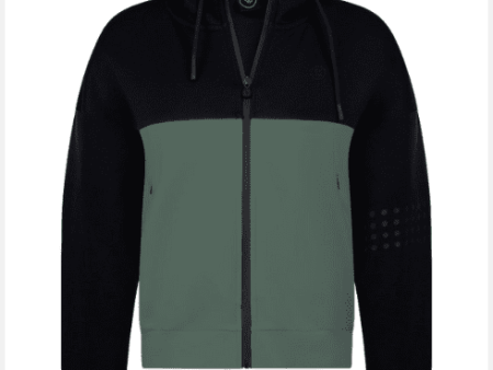 By VP Zip Jacket Women Black Green For Cheap