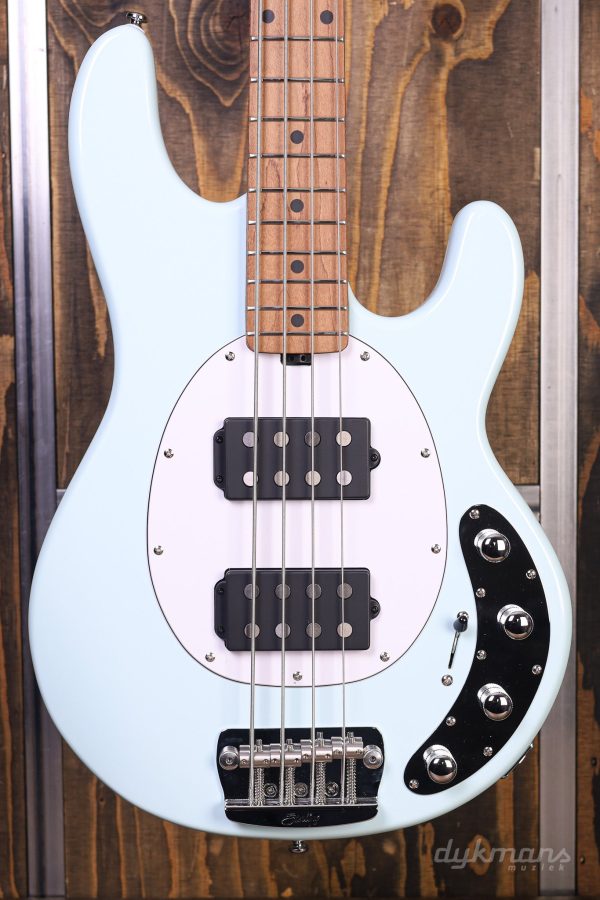 Sterling By Music Man Stingray Ray34 HH Daphne Blue For Sale