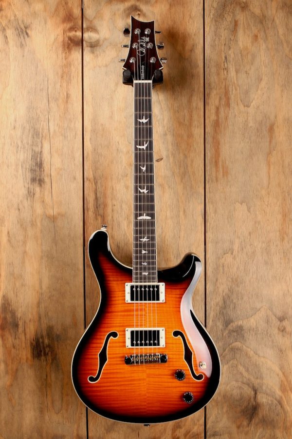 2020 PRS SE Hollowbody II Tri-Colour Sunburst For Cheap