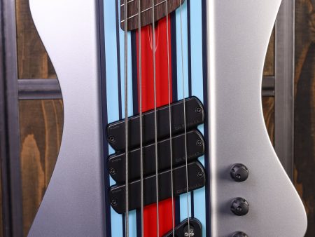 Dingwall Custom Shop D-Roc Custom 5-string Martini Porsche Stripe NAMM 2024 Hot on Sale