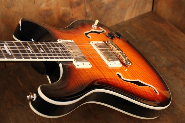 2020 PRS SE Hollowbody II Tri-Colour Sunburst For Cheap